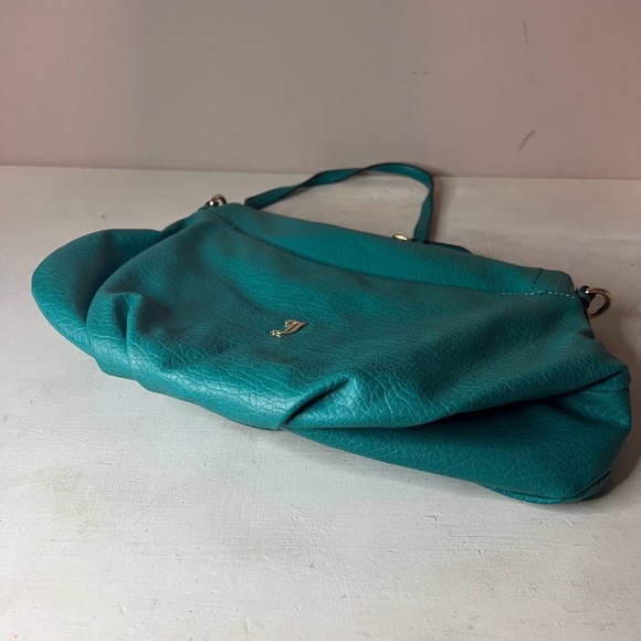 Juicy Couture Teal Turquoise Hobo Crossbody Purse Bag - Picture 6 of 9